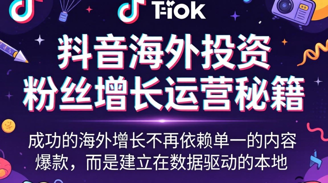 TikTok 的海外投资 粉丝增长运营秘籍