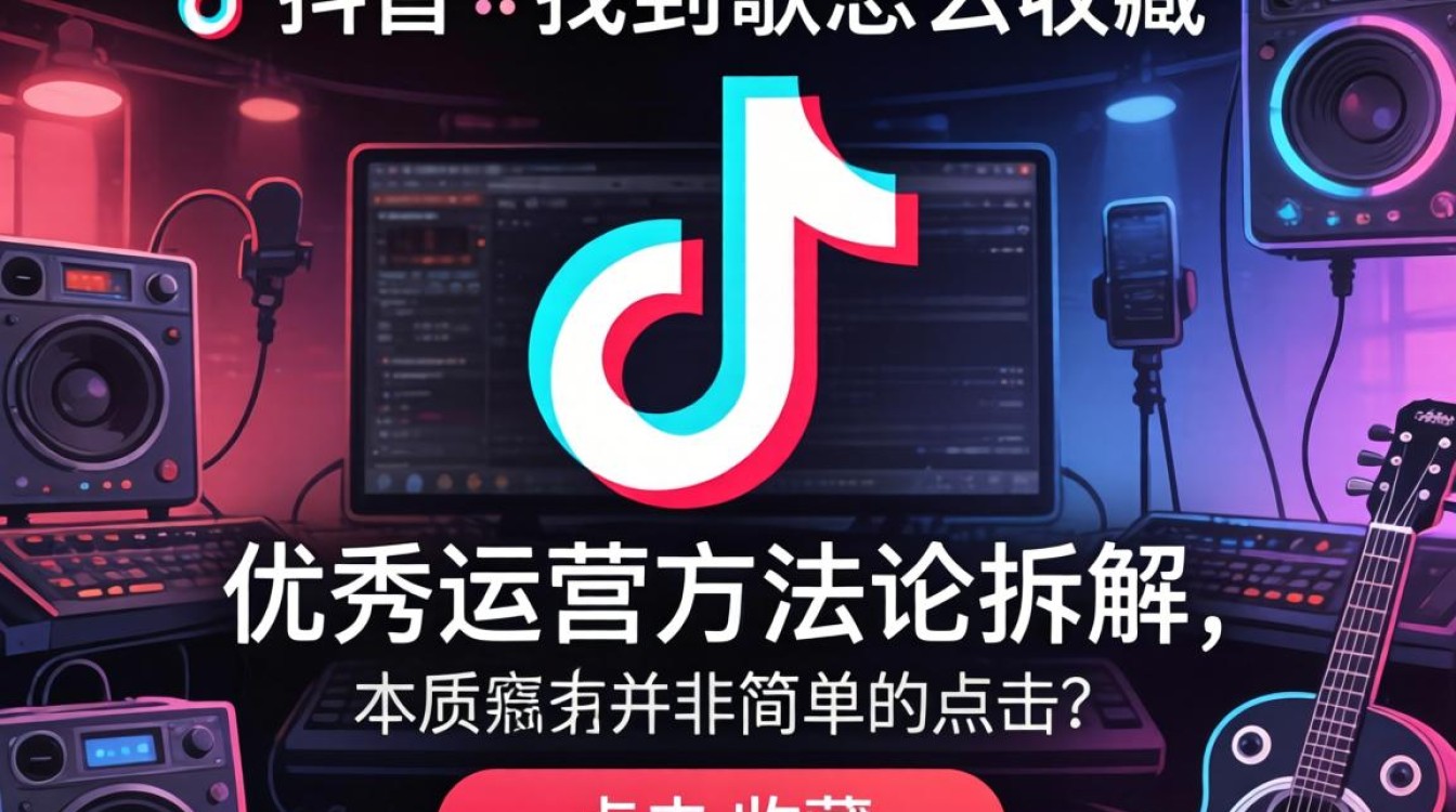 抖音收藏歌曲方法与运营技巧