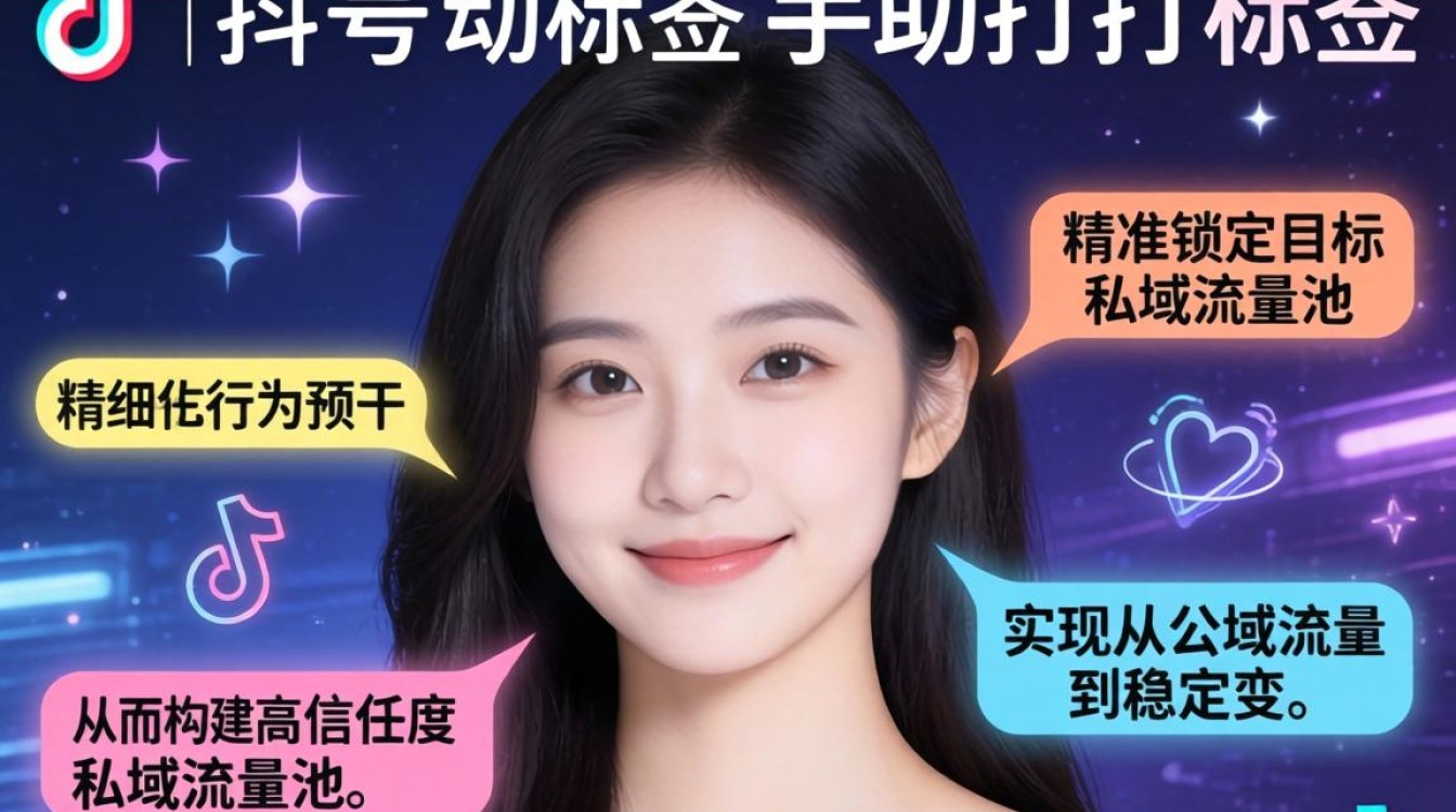 抖音号手动打标签怎么打