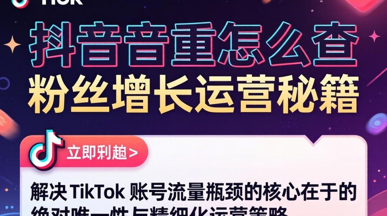 TikTok 查重工具哪个好用粉丝增长运营秘籍