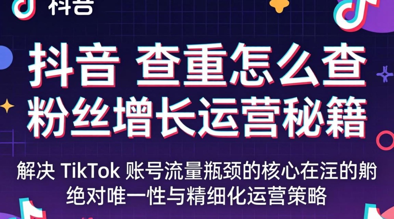 TikTok 查重工具哪个好用粉丝增长运营秘籍