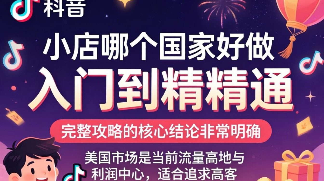 TikTok 小店做哪个国家流量大