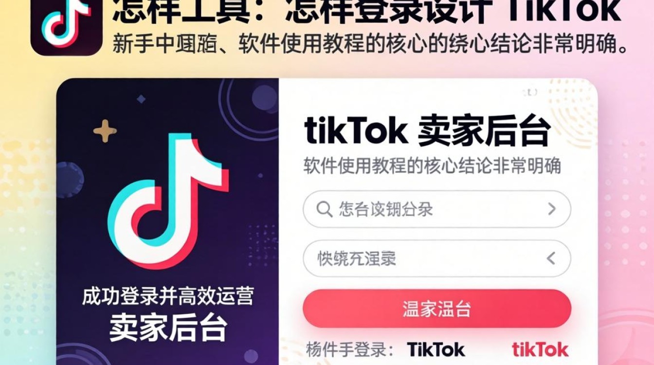 新手工具怎样登录tiktok卖家后台