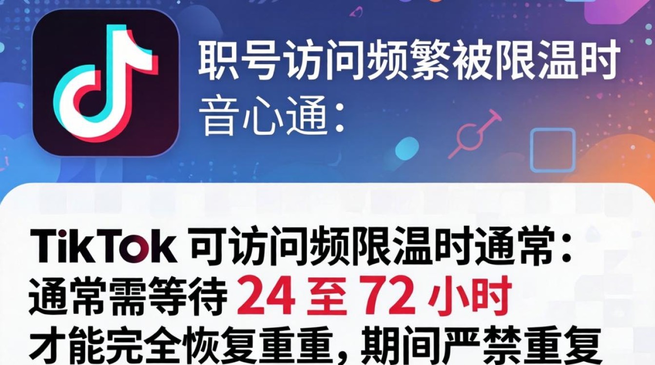 TikTok 访问频繁多久恢复及海外市场变现技巧