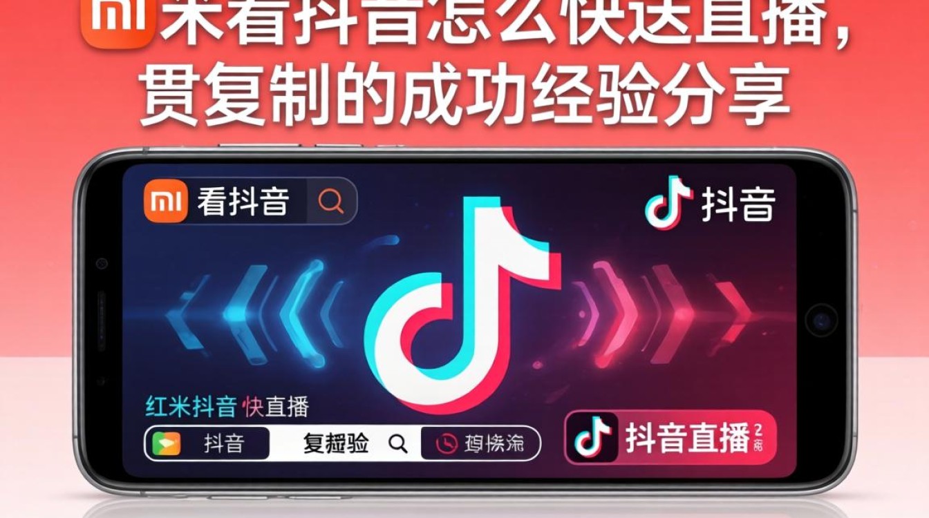 红米手机抖音直播快进技巧