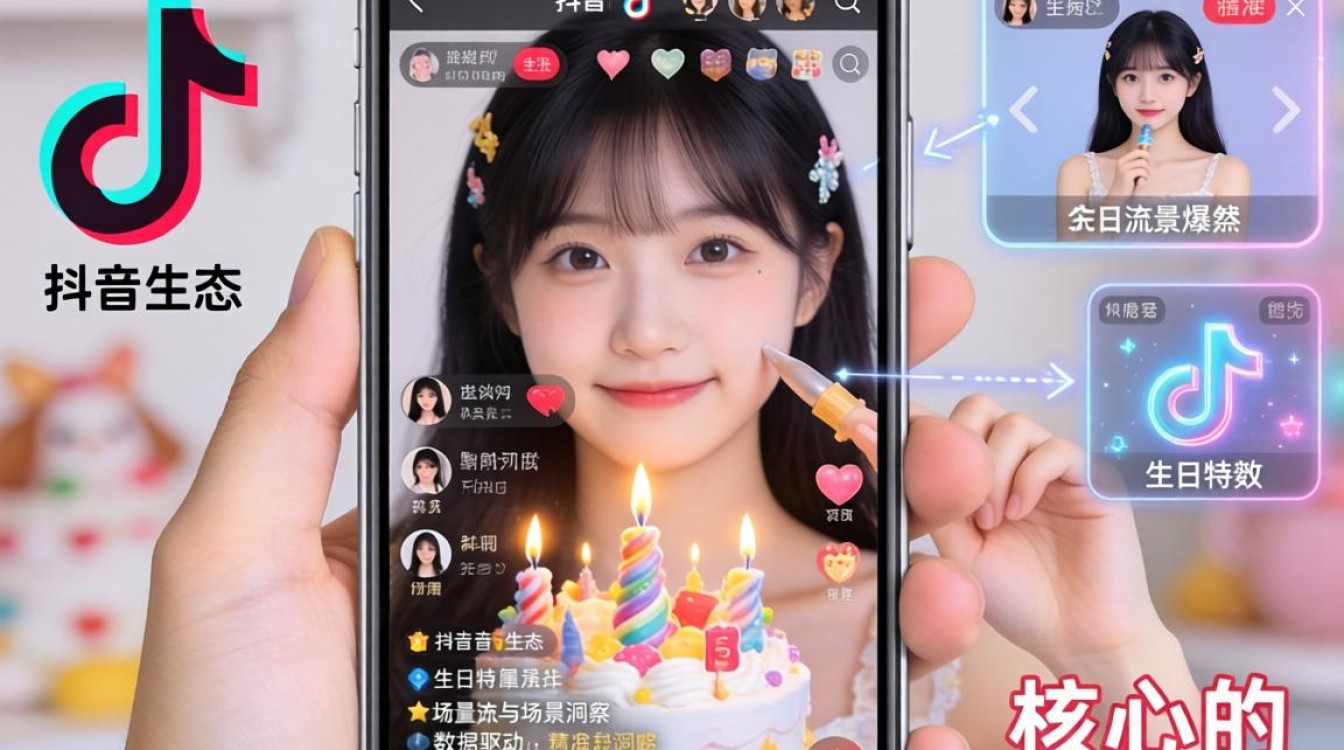 抖音上拍生日特效怎么拍