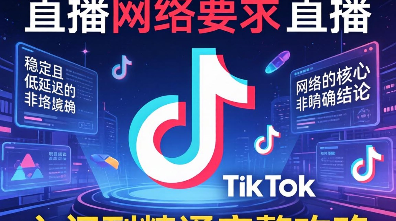 TikTok 直播对网络要求是什么