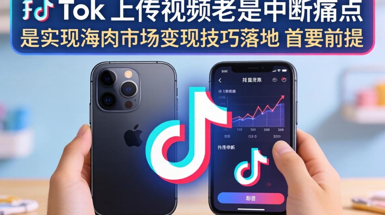 TikTok 上传视频老是中断怎么办