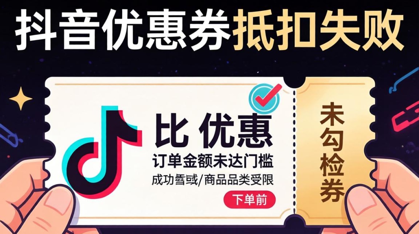 抖音优惠券使用技巧分享