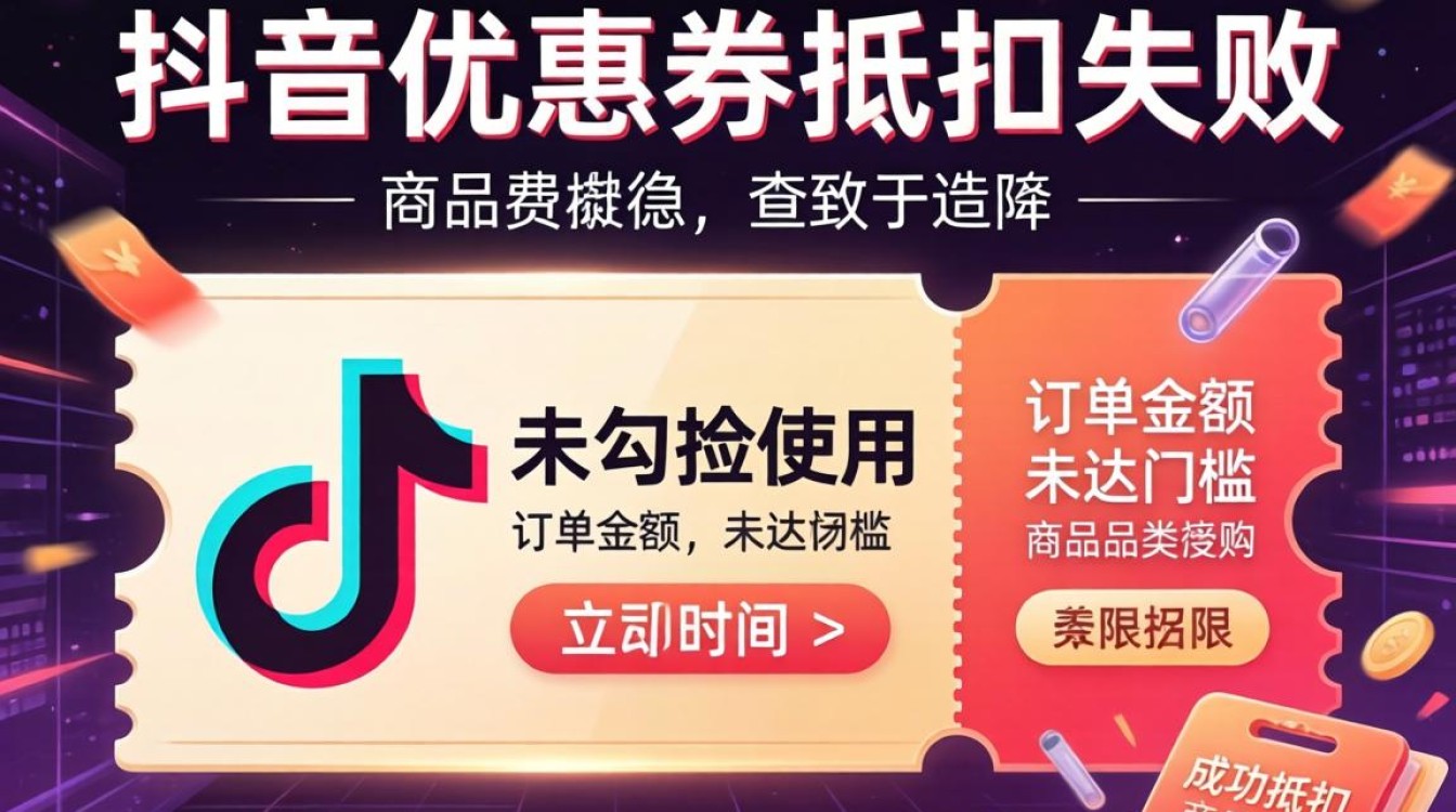 抖音优惠券使用技巧分享