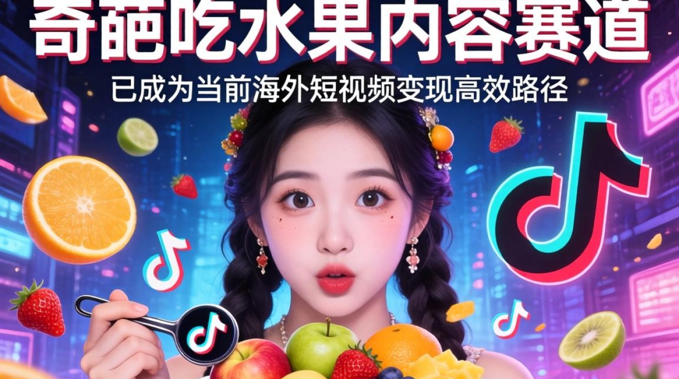 TikTok 奇葩吃水果 出海变现完整教程