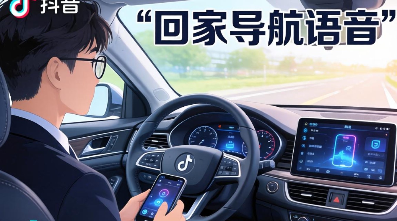 抖音怎么做回家导航语音