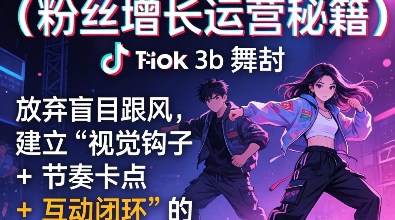 TikTok 3b 舞蹈粉丝增长运营秘籍
