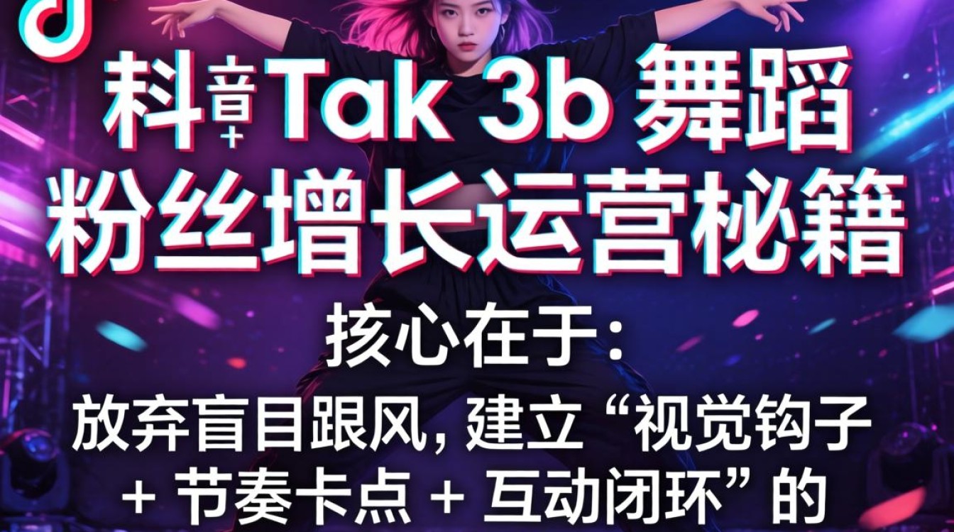 TikTok 3b 舞蹈粉丝增长运营秘籍