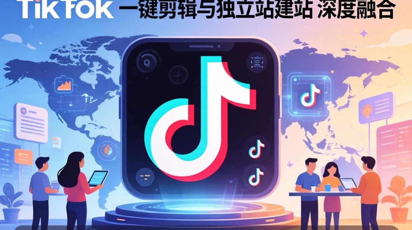 TikTok 一键剪辑独立站建站海外电商指南