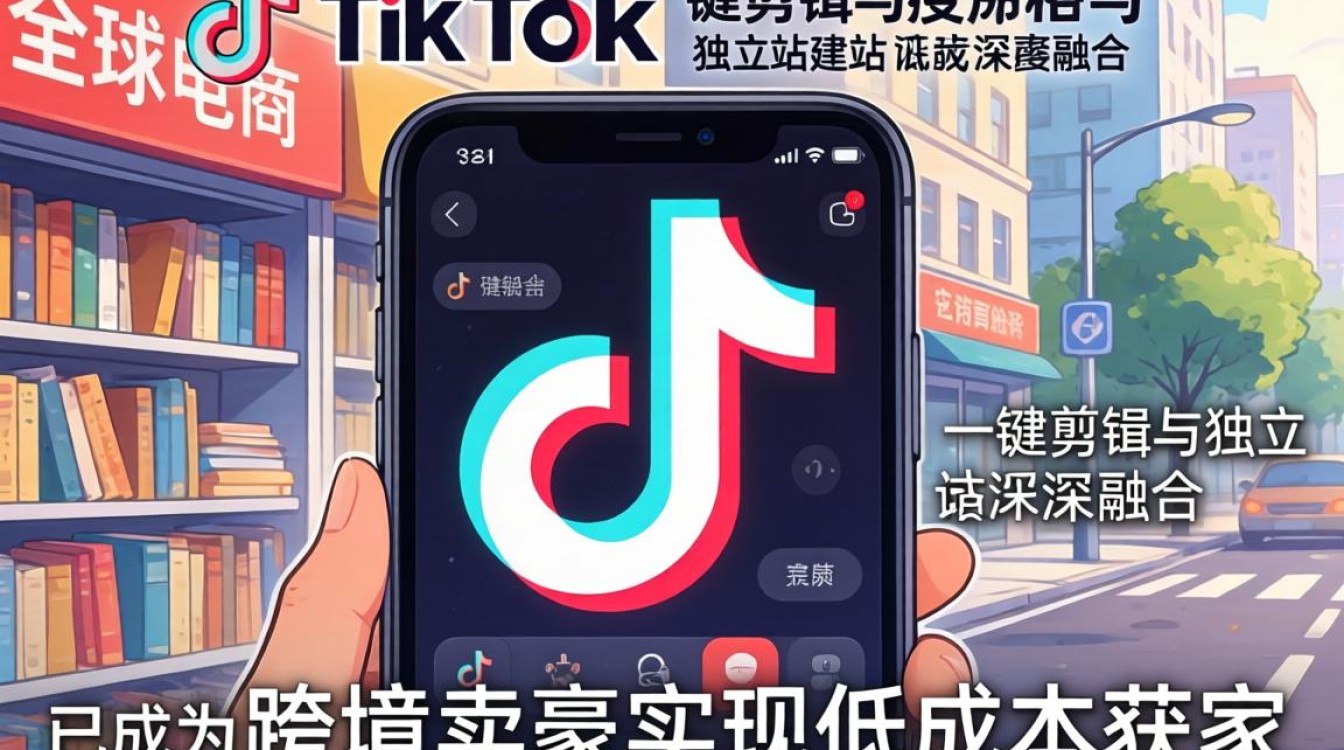 TikTok 一键剪辑独立站建站海外电商指南