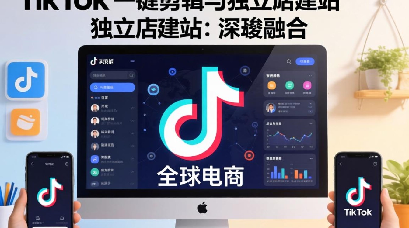 TikTok 一键剪辑独立站建站海外电商指南