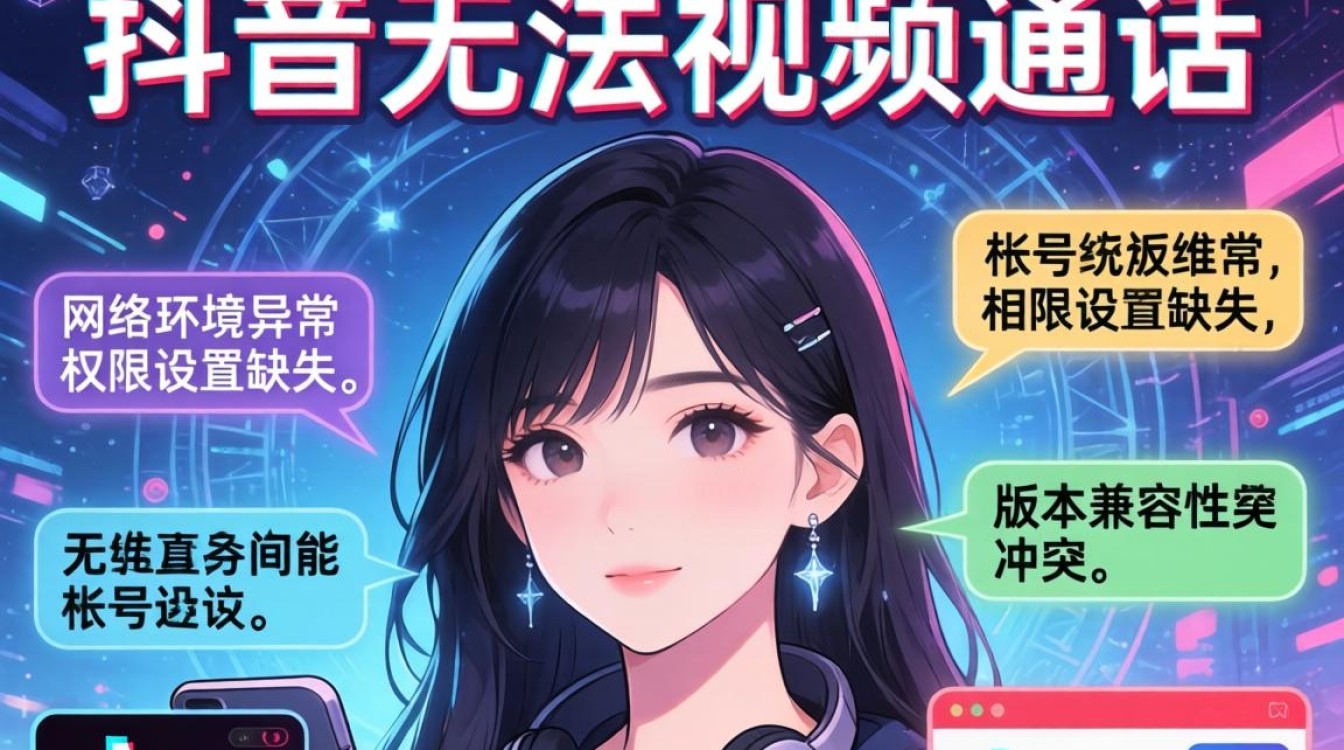 抖音视频通话功能故障修复