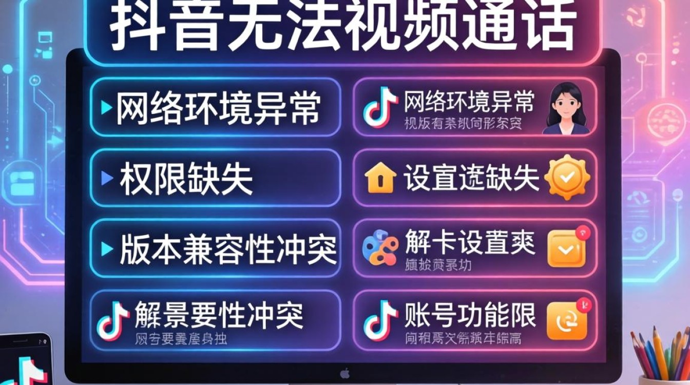 抖音视频通话功能故障修复