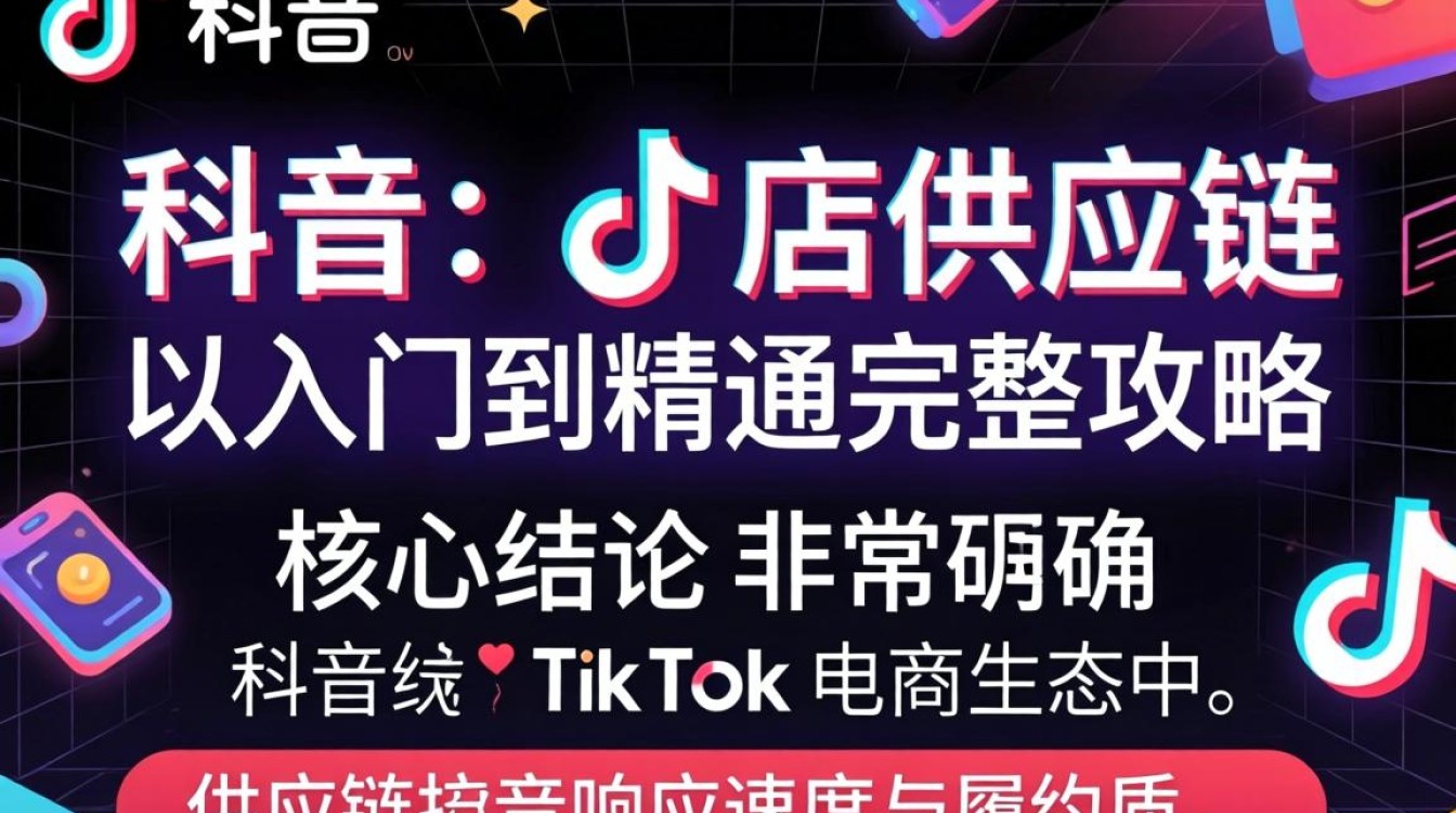 TikTok 小店供应链从入门到精通完整攻略