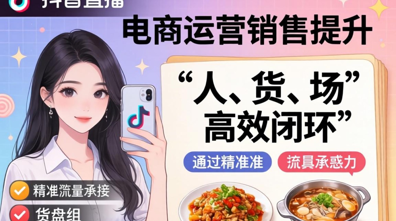 抖音直播购物流程与电商销售提升技巧