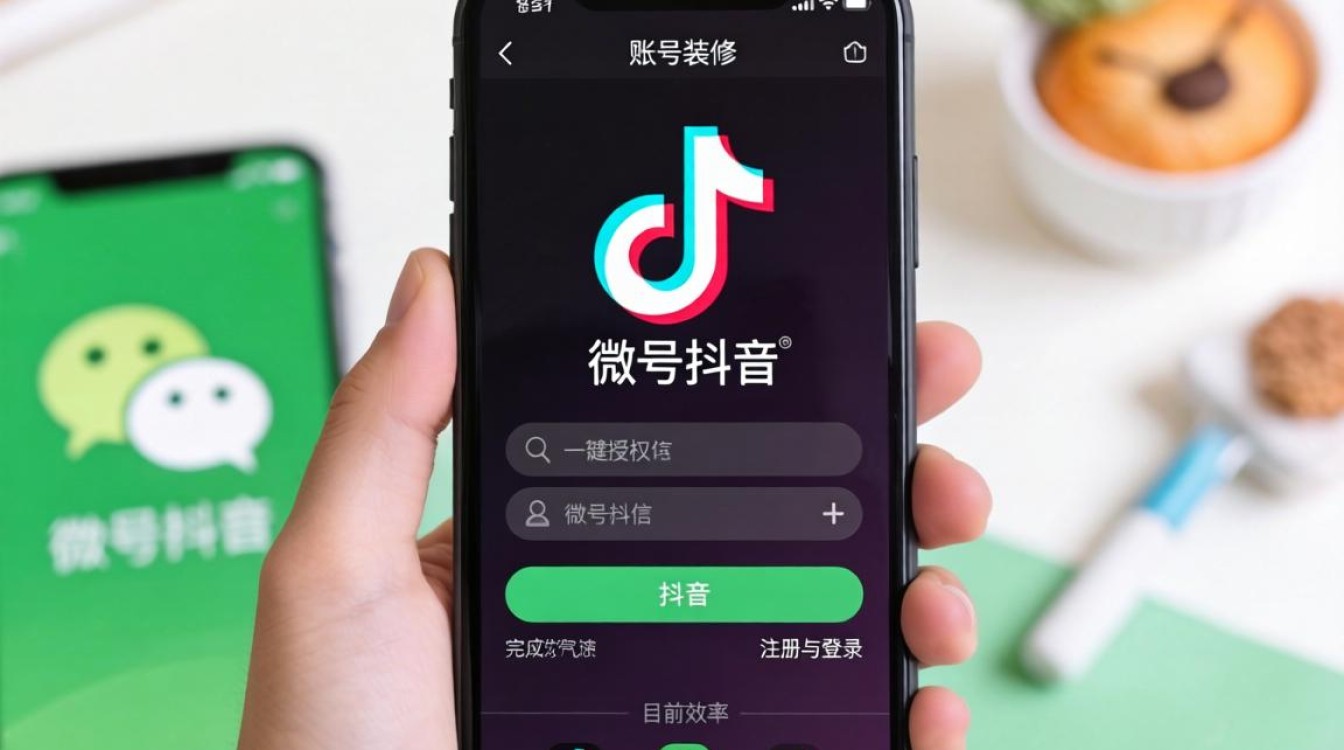 微信登录抖音与账号主页装修优化