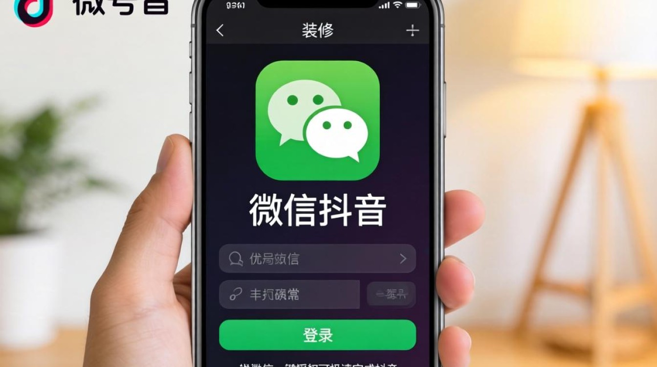 微信登录抖音与账号主页装修优化