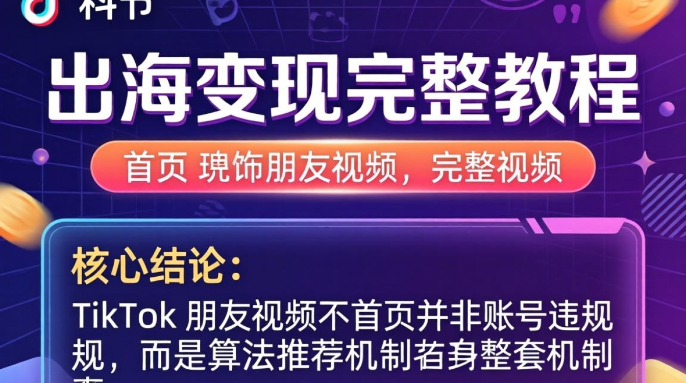 TikTok 朋友视频不显示原因及出海变现完整教程