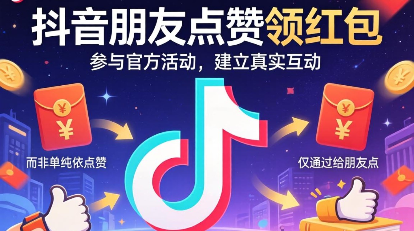 抖音朋友点赞怎么领红包