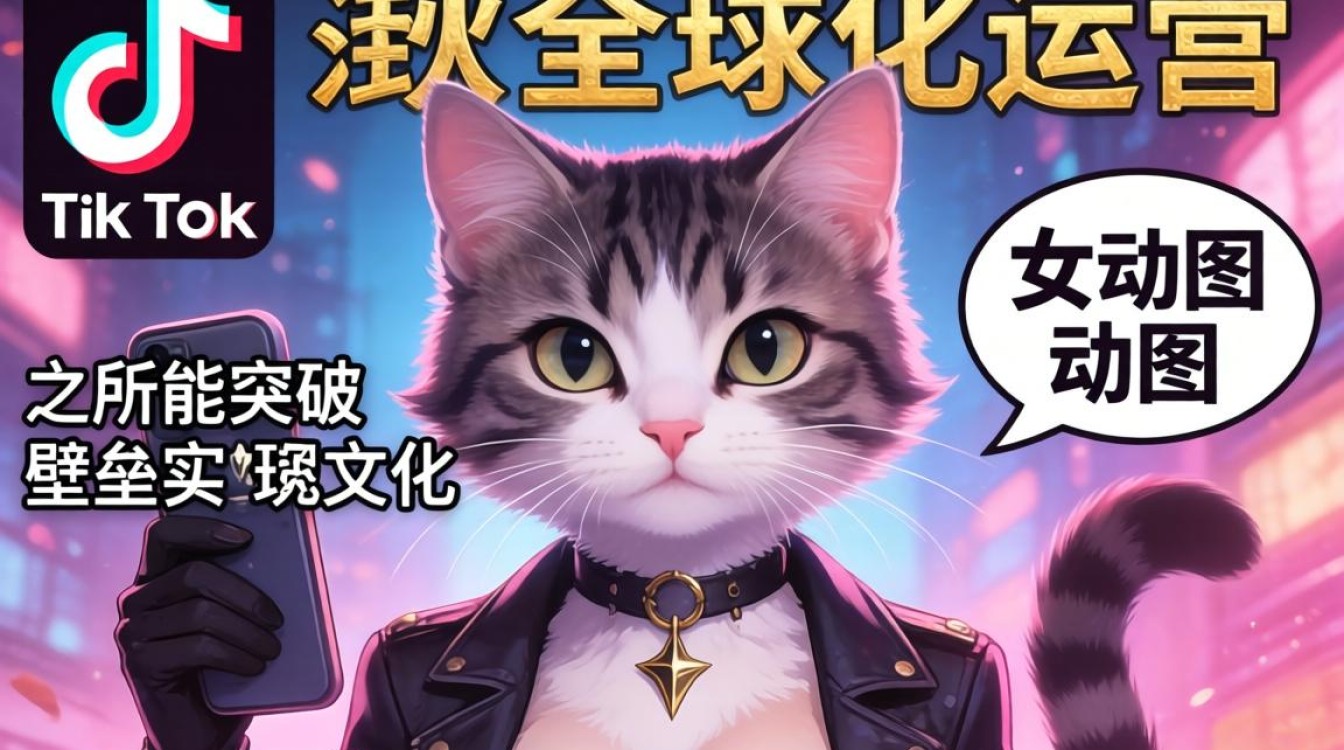 猫女动图 TikTok 怎么运营