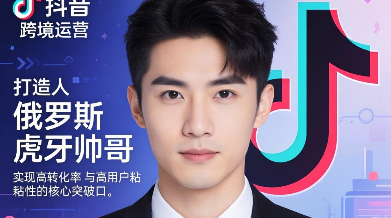 TikTok 俄罗斯虎牙帅哥跨境运营从入门到进阶