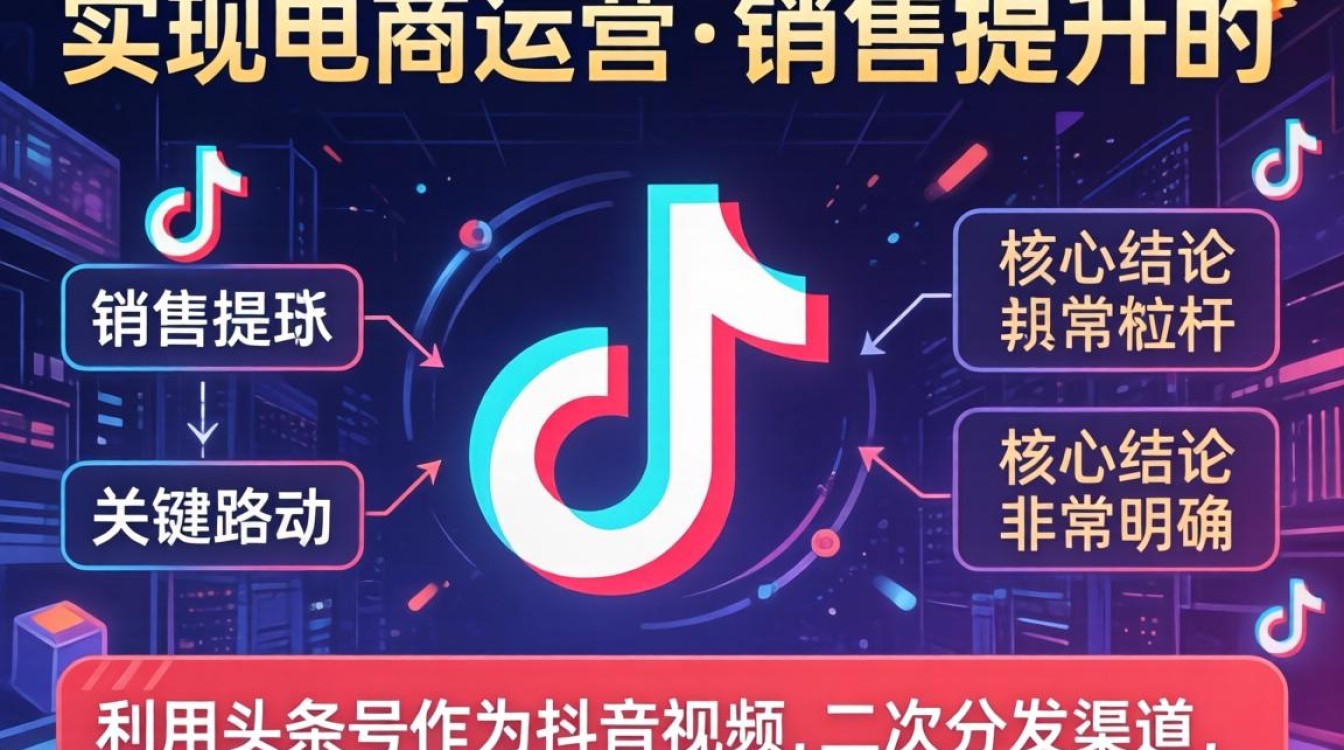 头条号带货技巧与电商运营提升