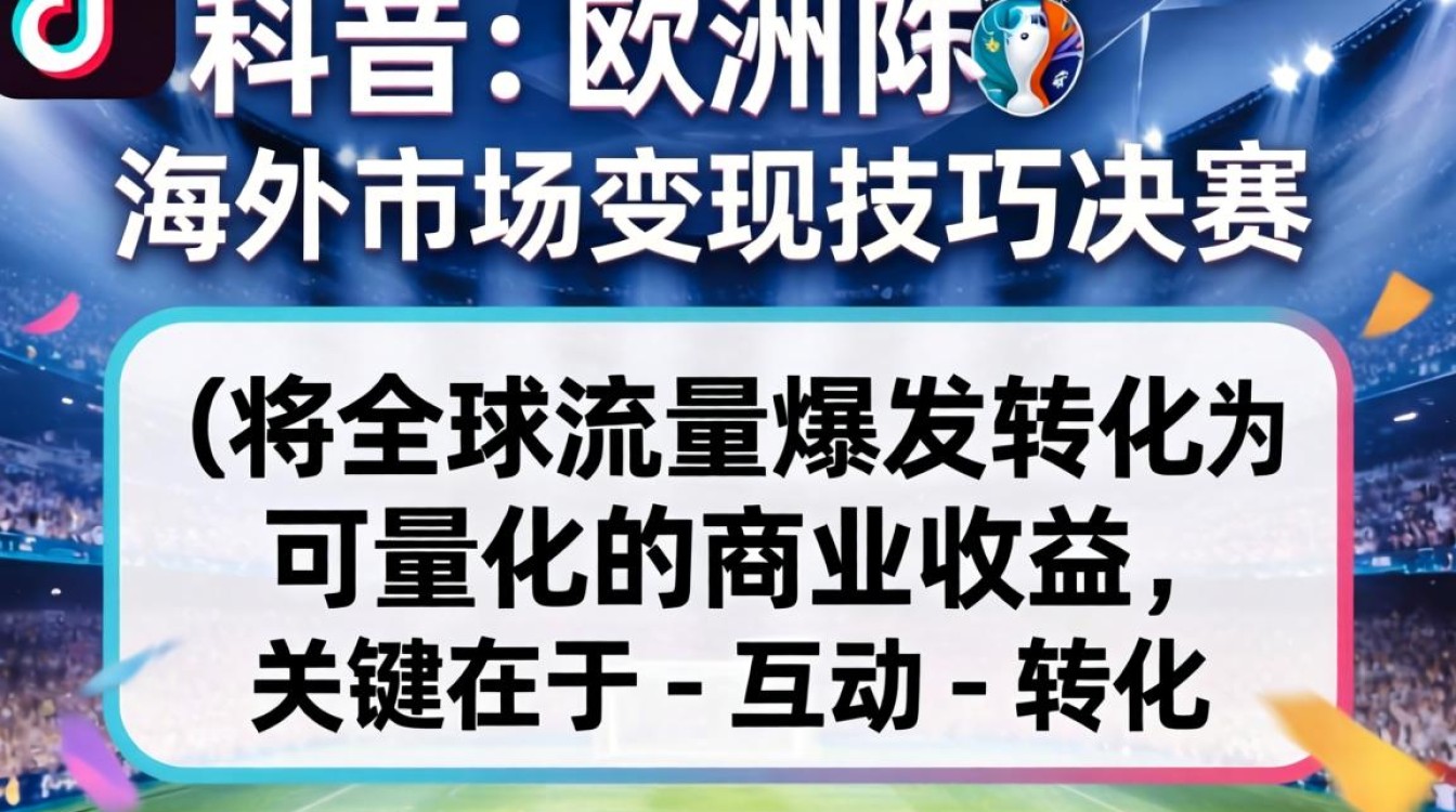 TikTok 欧洲杯决赛怎么变现