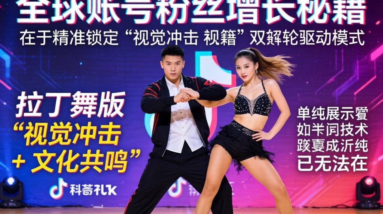 TikTok 拉丁舞版全球账号粉丝增长秘籍