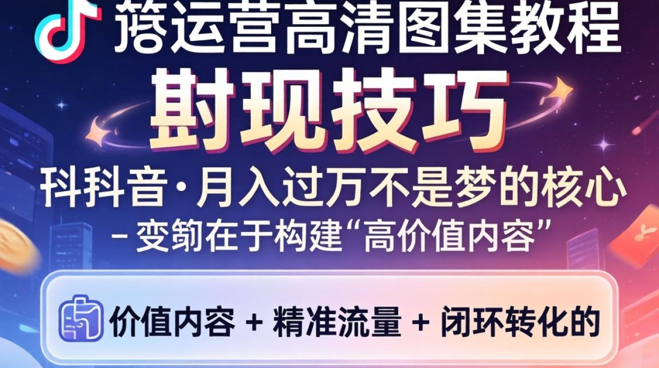 TikTok 运营高清图集教程 变现技巧