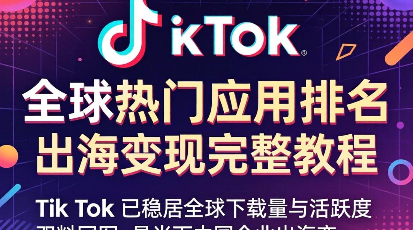 TikTok 全球热门应用排名 出海变现完整教程