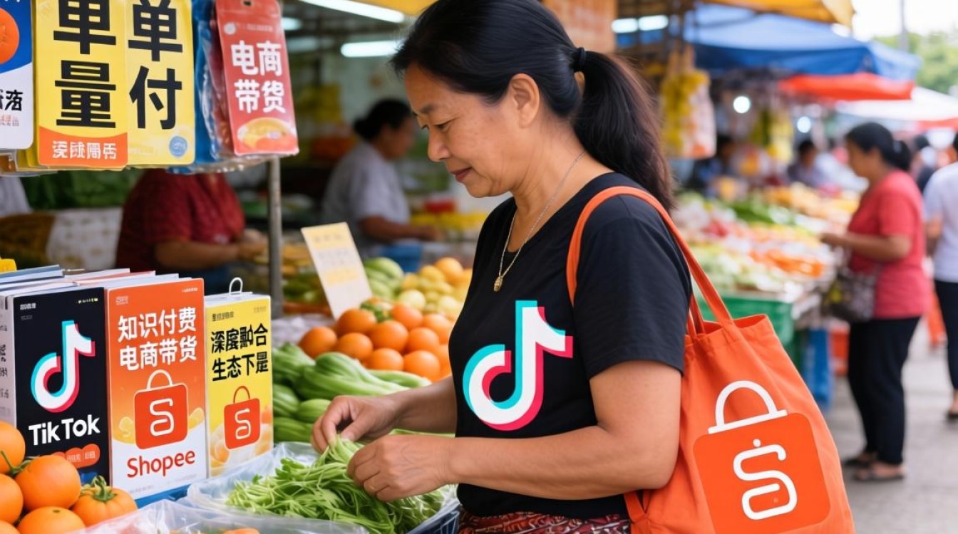 知识付费东南亚TikTok Shopee内容变现技巧