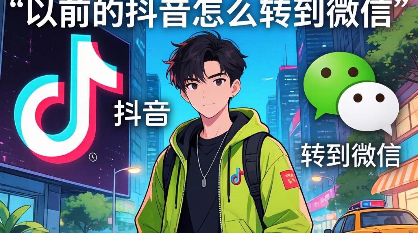 以前的抖音怎么转到微信