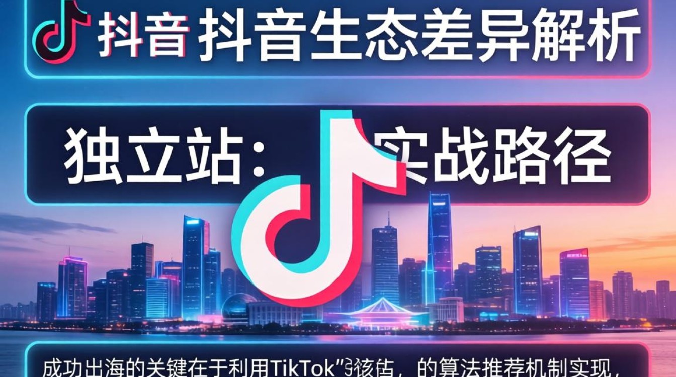 TikTok 和抖音介绍独立站建站海外电商指南