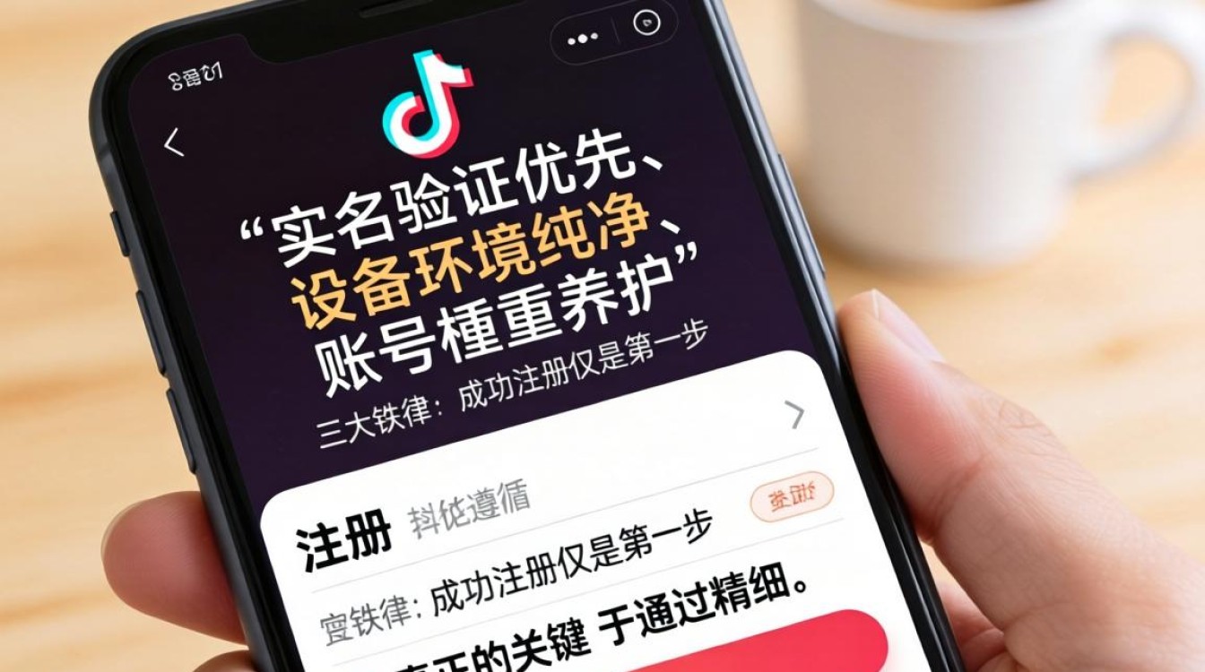 手机注册抖音号流程与技巧