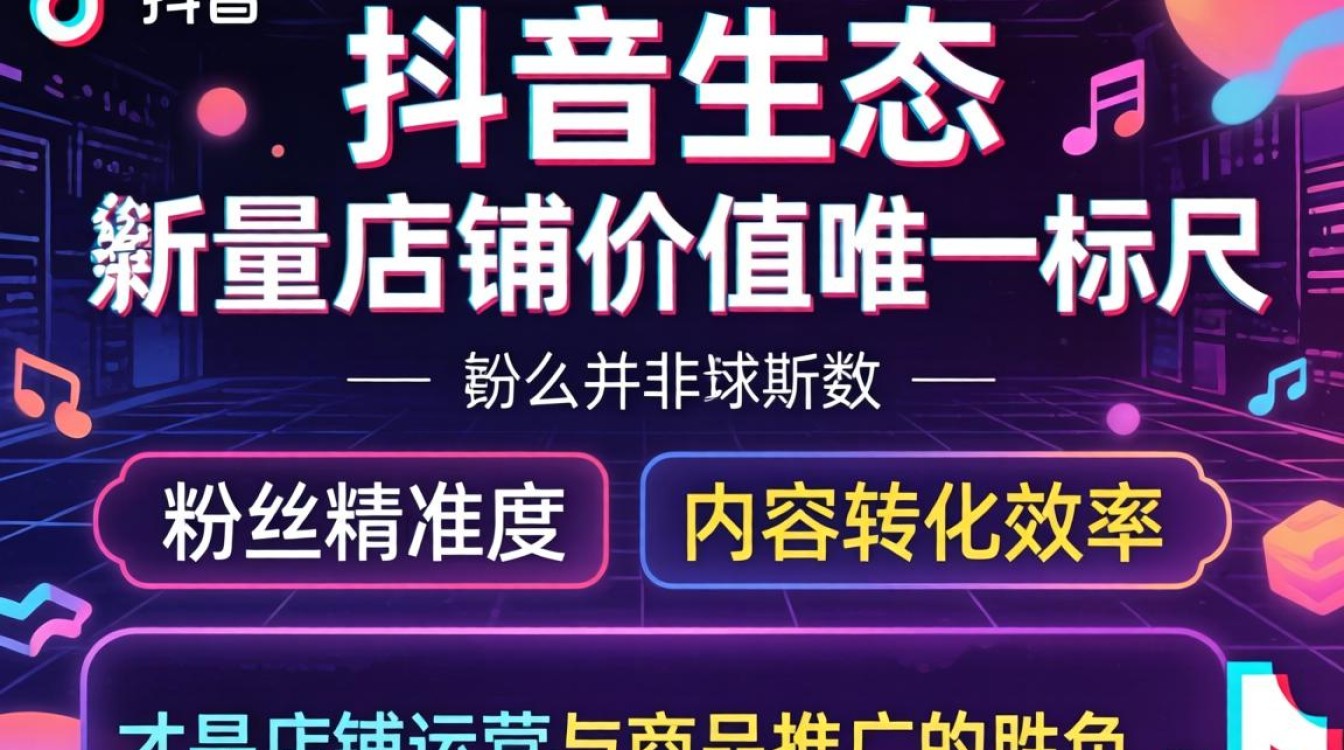 抖音店铺运营与商品推广