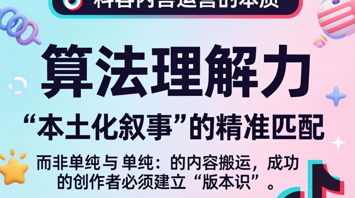 tiktok版本区别与创作方法论