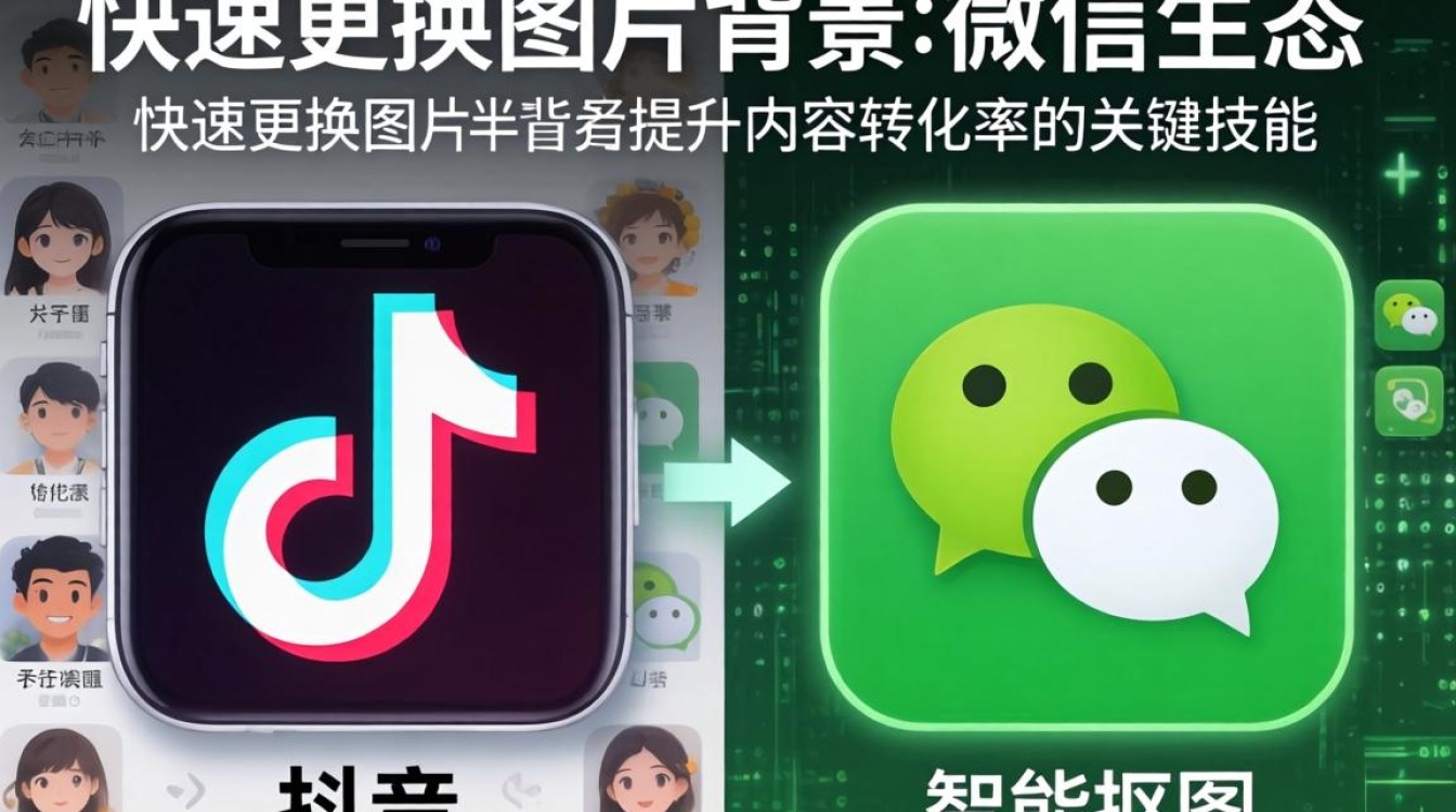 抖音微信图片怎么换背景