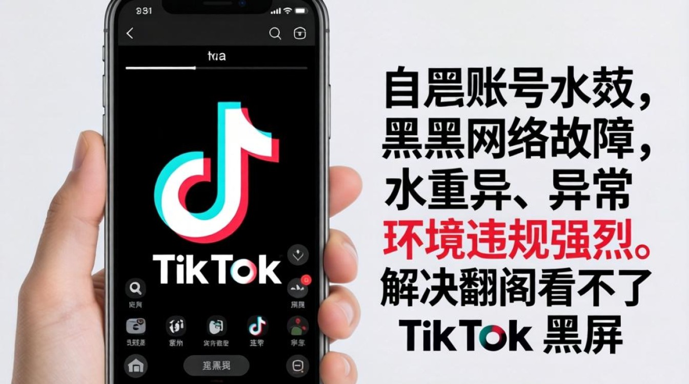 账号翻墙看 TikTok 黑屏怎么办
