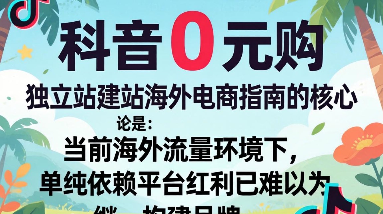 TikTok 0 元购独立站建站海外电商指南