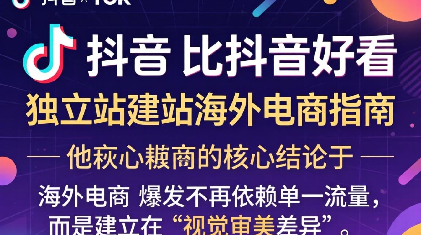 TikTok 比抖音好看独立站建站海外电商指南