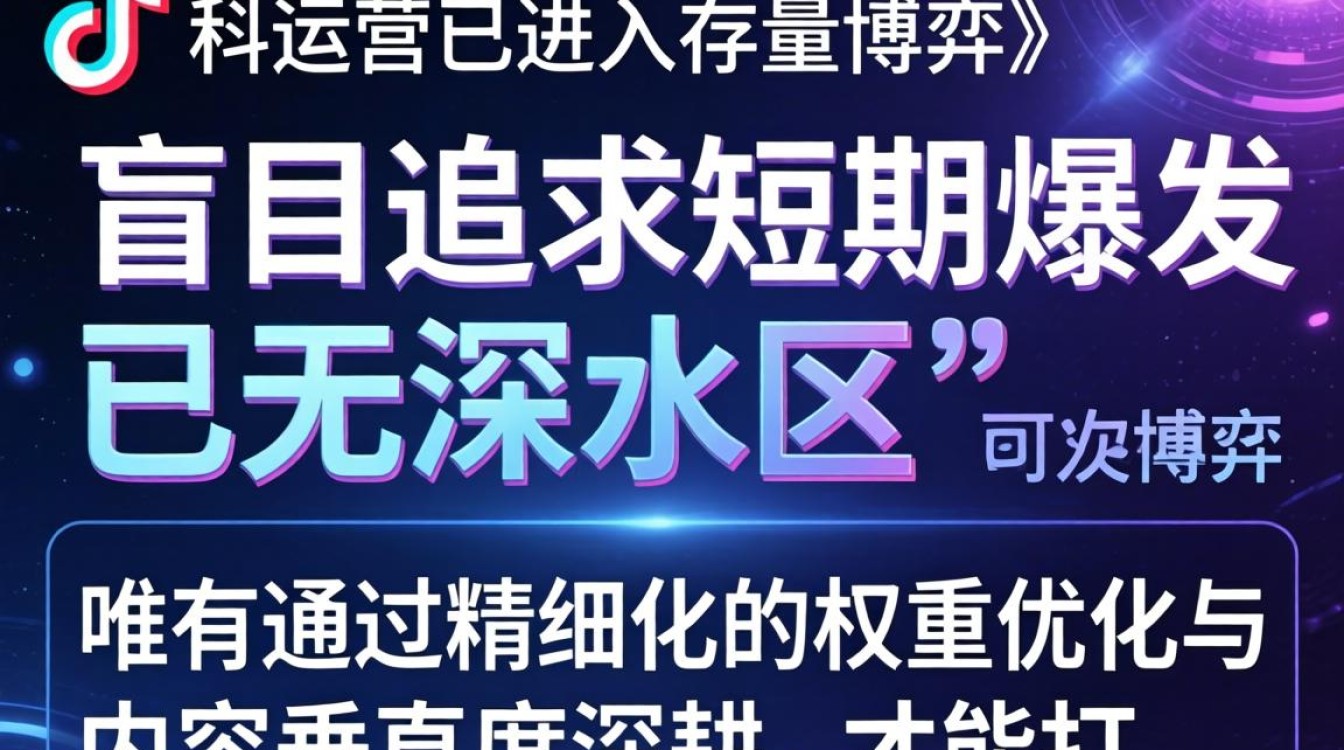 权重优化再论tiktok不能退突破流量池