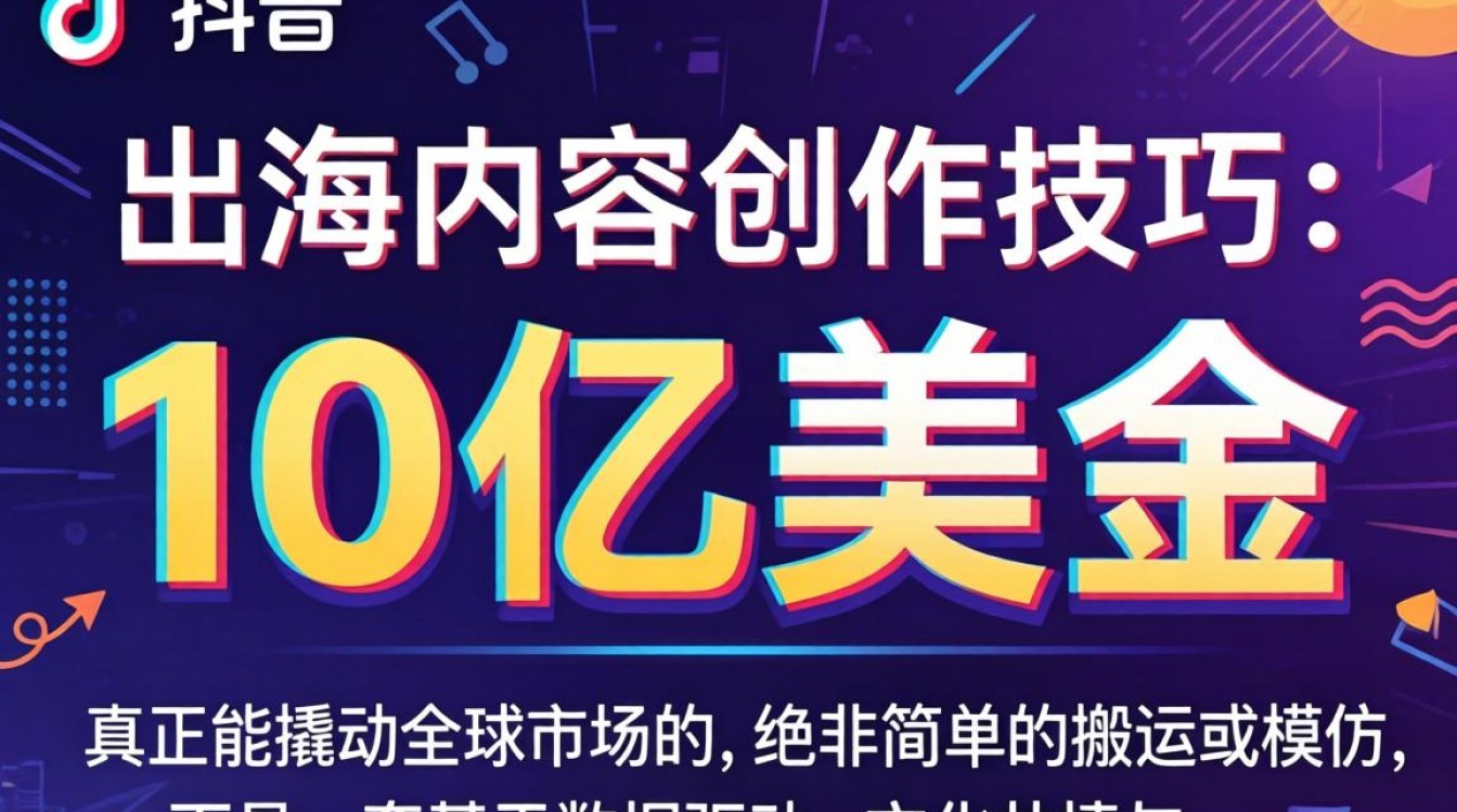 TikTok 10亿美金出海内容创作技巧