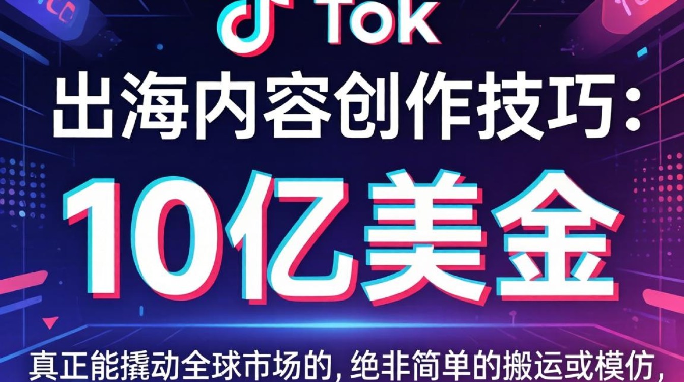 TikTok 10亿美金出海内容创作技巧