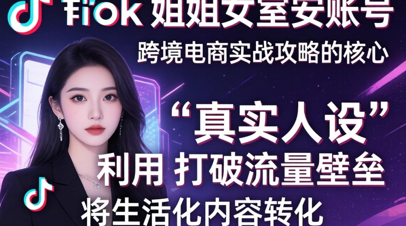 TikTok 姐姐女室友账号怎么做